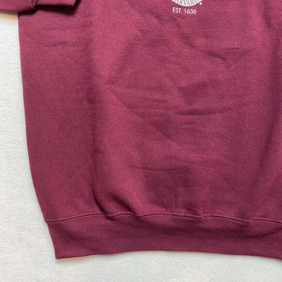 Harvard University Sweatshirt Men's S Burgundy Classic Logo Pullover - Picture 7 of 12